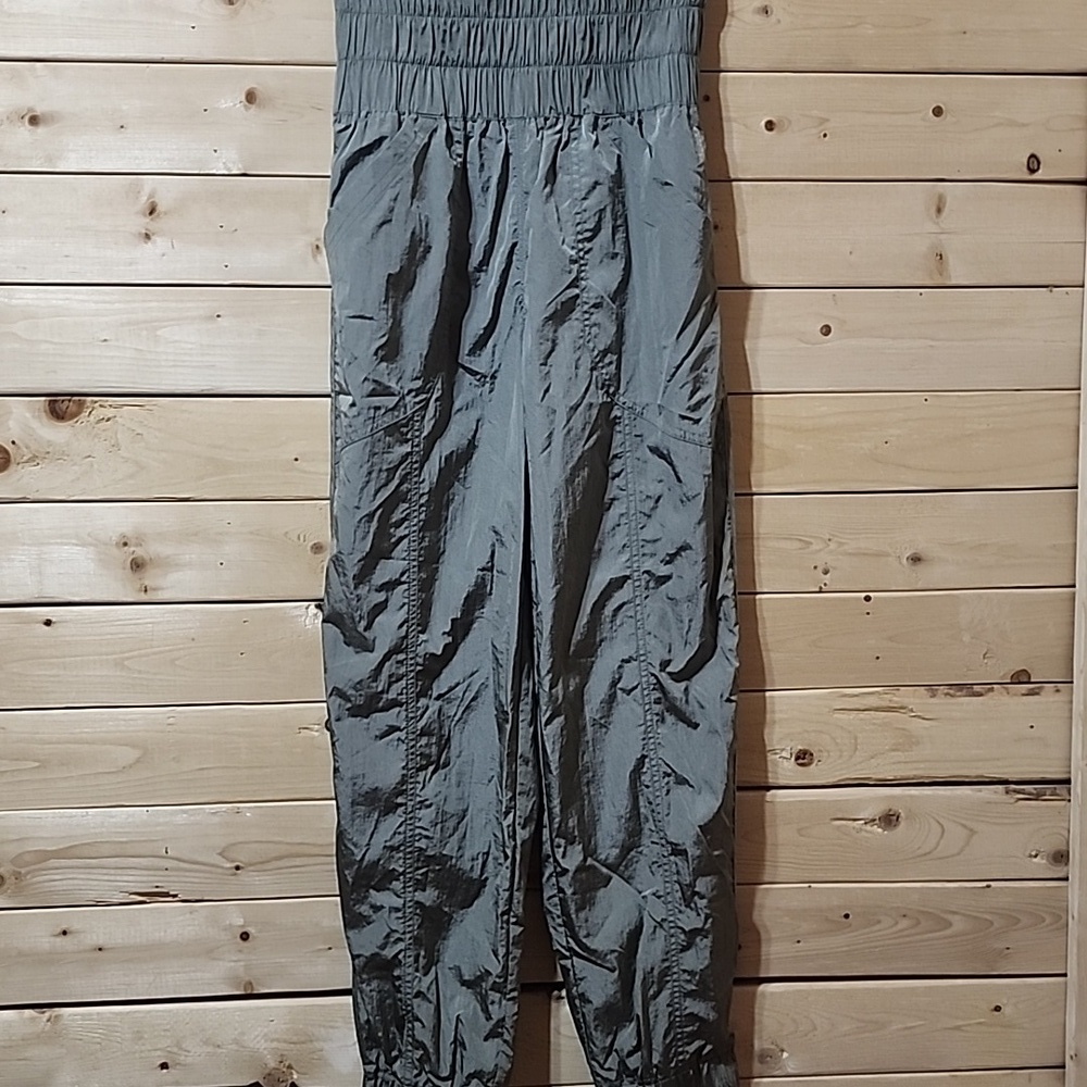 Free People Movement the Way Home silver jogger pants Size XS